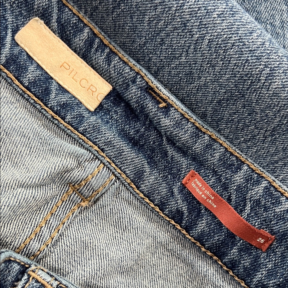 Anthropologie Pilcro Vintage Straight Jeans Size 26 - Picture 6 of 8